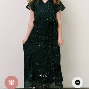 NWOT Baltic Born Flower Girl Emerald Green Dress size 6